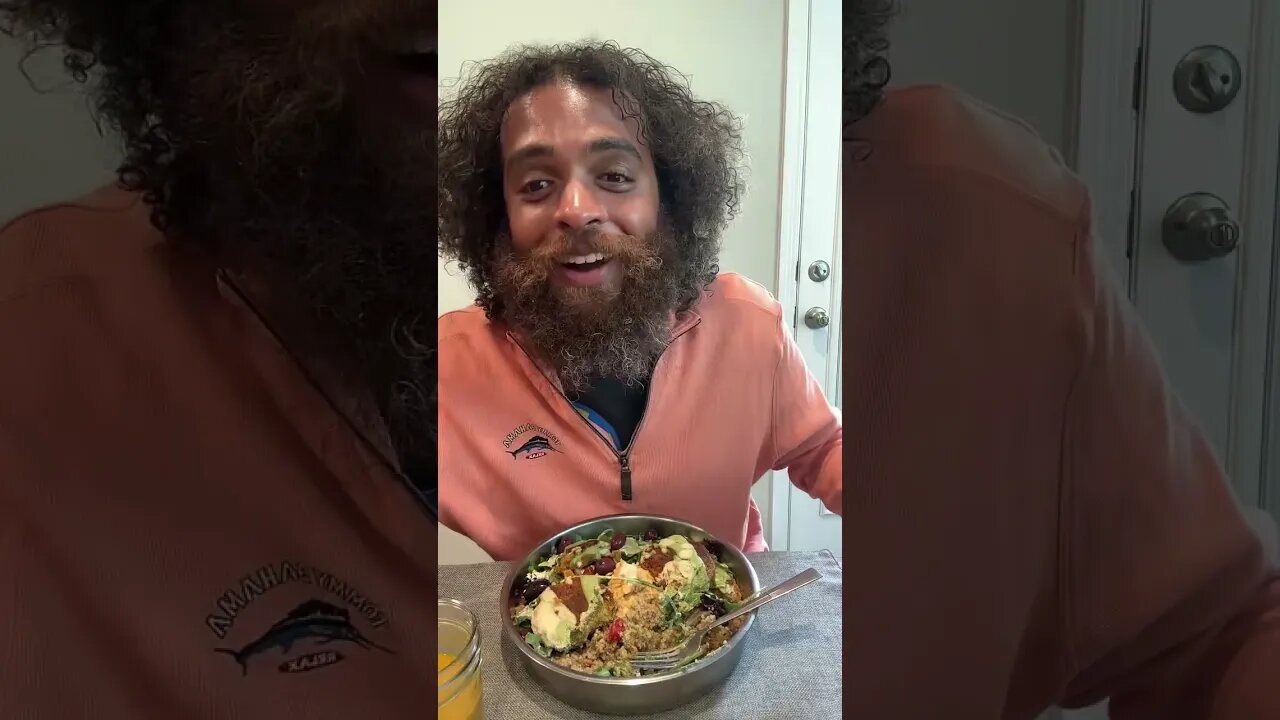 gourmet homemade Mediterranean falafel bowl live with rock mercury ￼