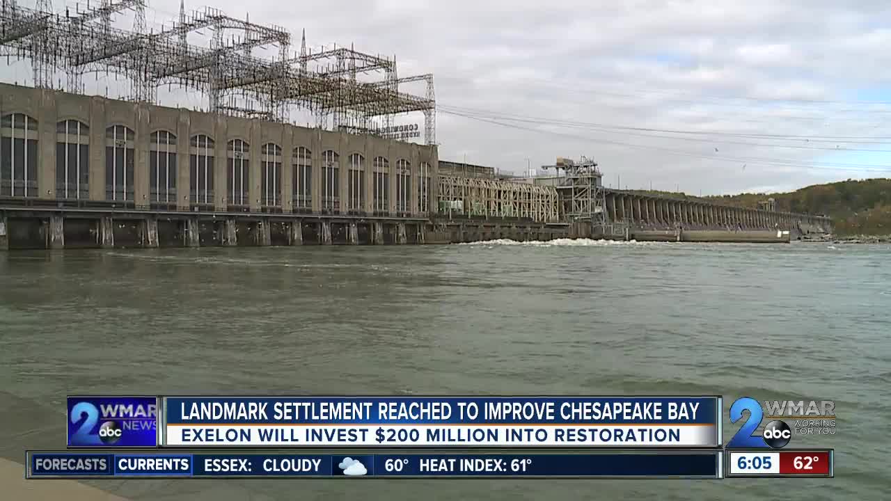 Maryland reaches $200 million settlement with Exelon to improve Chesapeake Bay