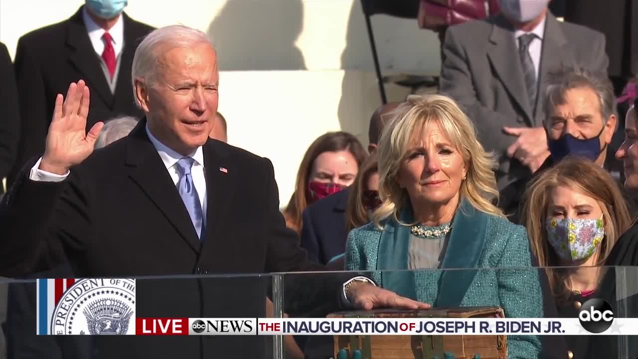 Joe Biden sworn in as 46th President of the United States