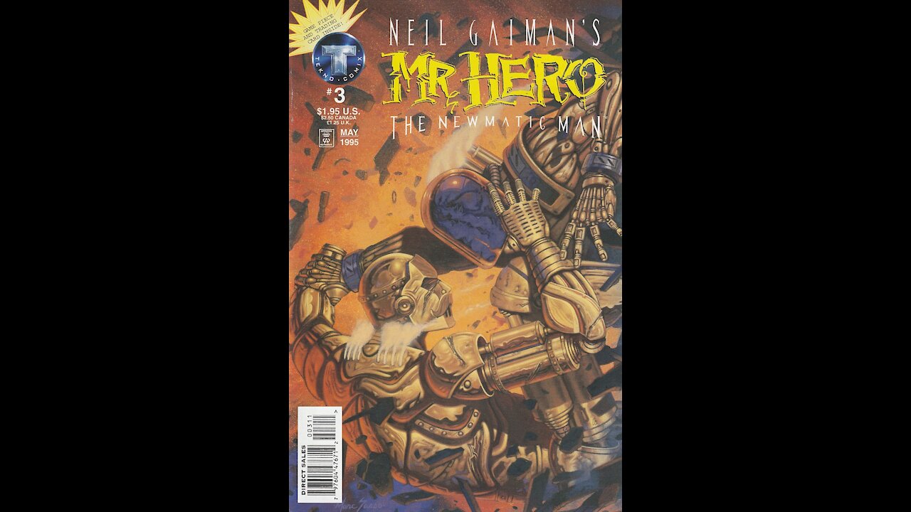 Neil Gaiman's Mr. Hero - The Newmatic Man -- Issue 3 (1995, Tekno Comix) Review