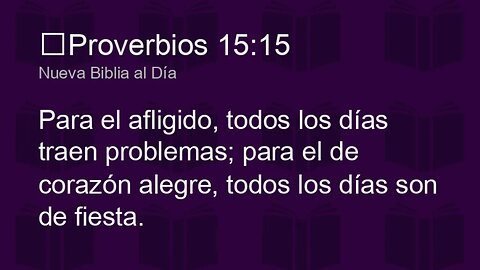 Para quien está contento todos los días son una fiesta. #devocional #devocionaldiario #jesuscristo