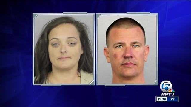 Couple accused of stealing from Stoneman Douglas memorial site