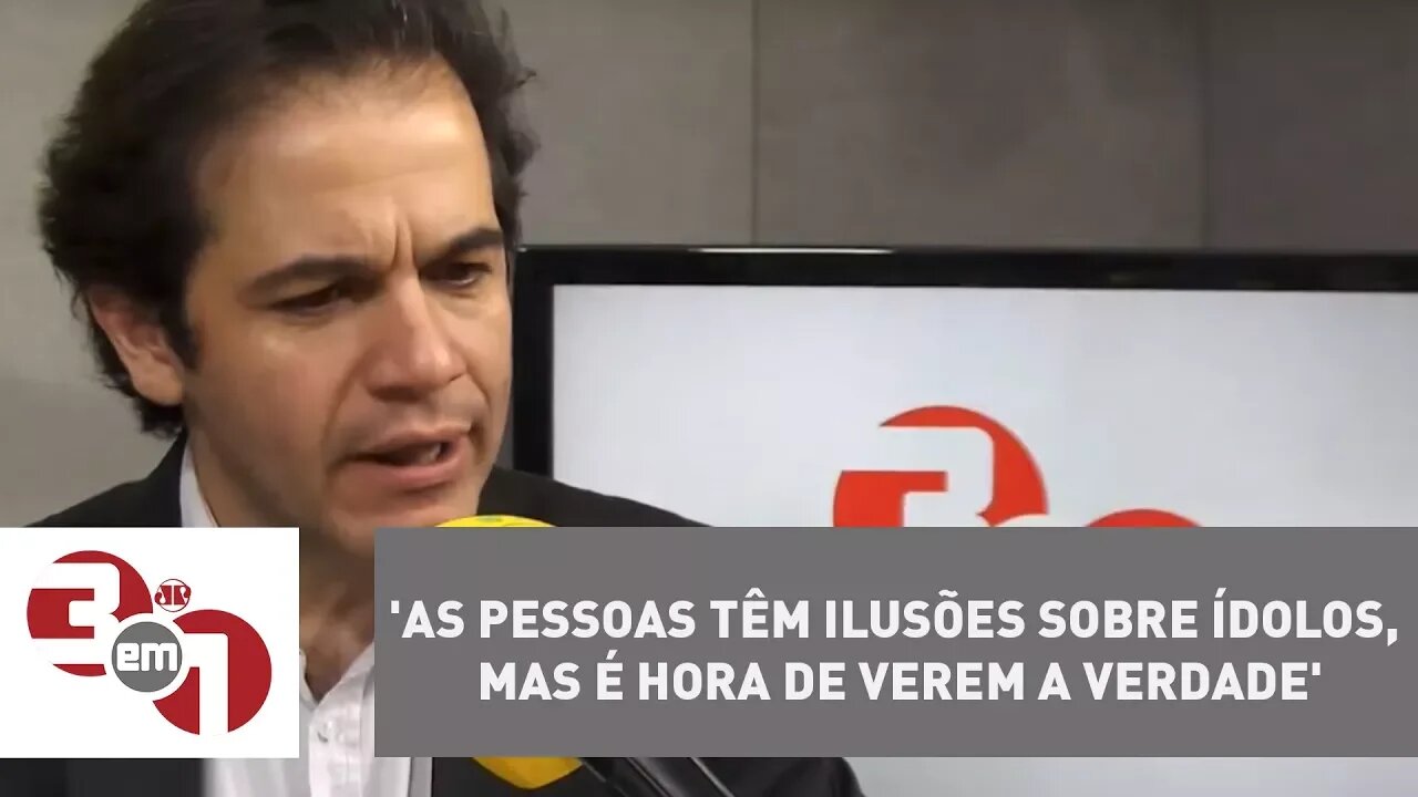 Moro em NY: 'As pessoas têm ilusões sobre ídolos, mas é hora de verem a verdade'