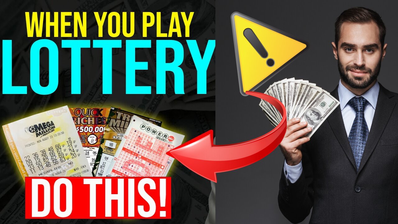 When you play the lottery, do this! The ways to win the game