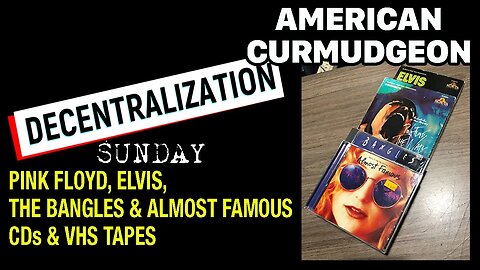 DECENTRALIZATION SUNDAY : Pink Floyd, Elvis, The Bangles, & " Almost Famous " CDs and VHS tapes