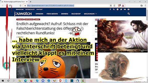 Schluss mit der Falschberichterstattung des öffentlich-rechtlichen Rundfunks, usw.!!!“ ...