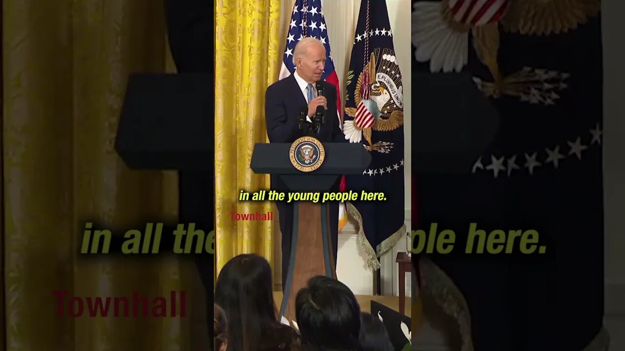 "What an attractive group of kids!" Watch Joe Biden's latest CREEPY comment about children