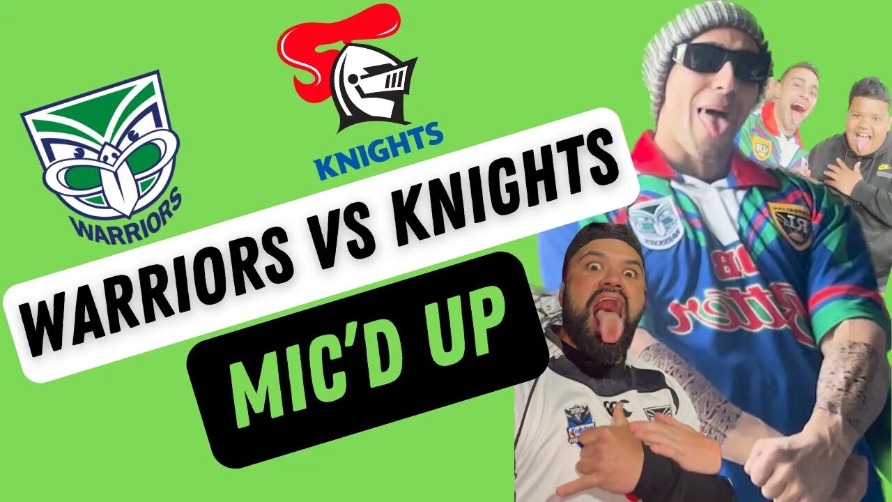 NRL Finals: Warriors VS Knights | Mic'd Up