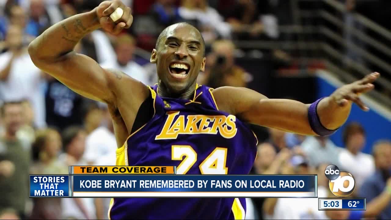 Kobe Bryant remembered on local radio