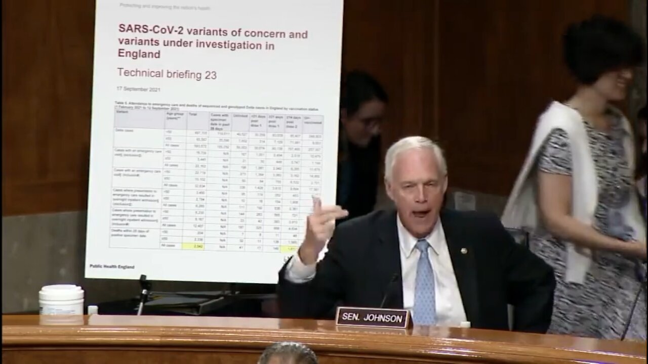 SENATOR RON JOHNSON DESTROYS JOE BIDEN, BIG TECH AND VACCINES