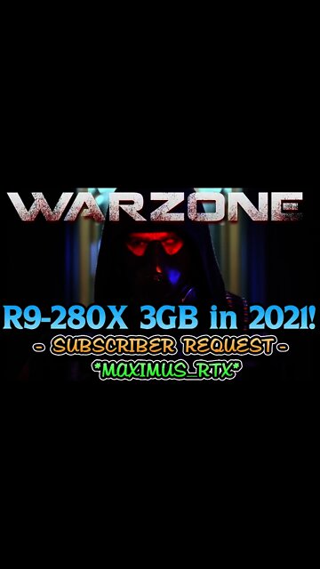 CoD #WARZONE (1080p) 🔥 I'm SHOCKED after the AMD R9-280X 3GB Demo [Sub Request] #SHORTS