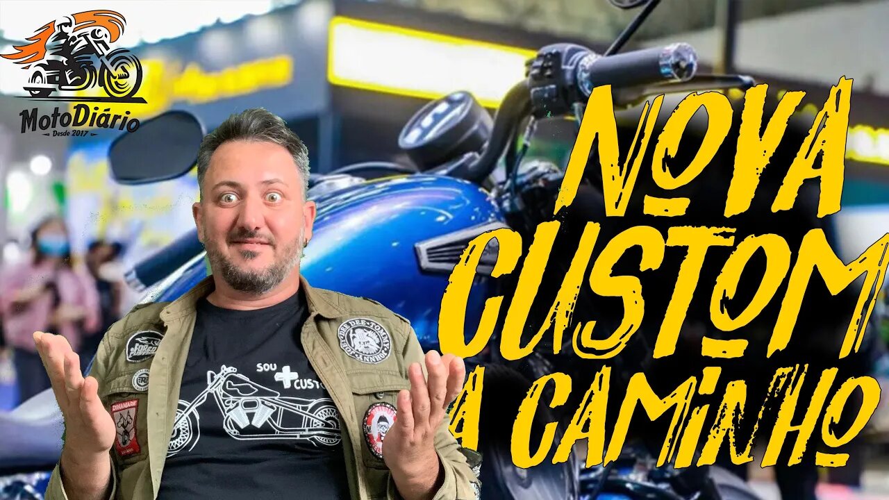 Nova moto CUSTOM 1200 cc a caminho do BRASIL? 😮😮😮