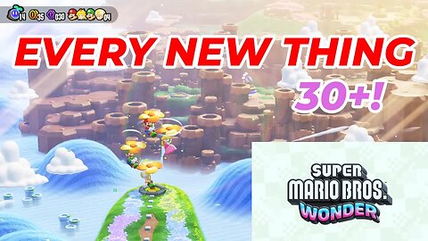 Every NEW thing in The Super Mario Bros: Wonder Trailer! (30+ Details)