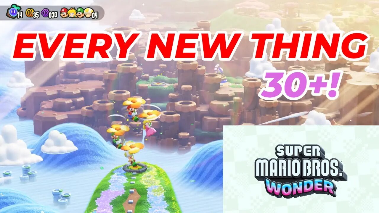 Every NEW thing in The Super Mario Bros: Wonder Trailer! (30+ Details)