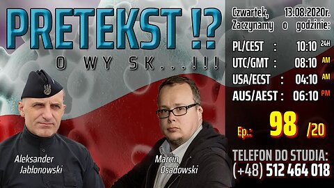 PRETEKST!? - Olszański, Osadowski NPTV (13.08.2020)