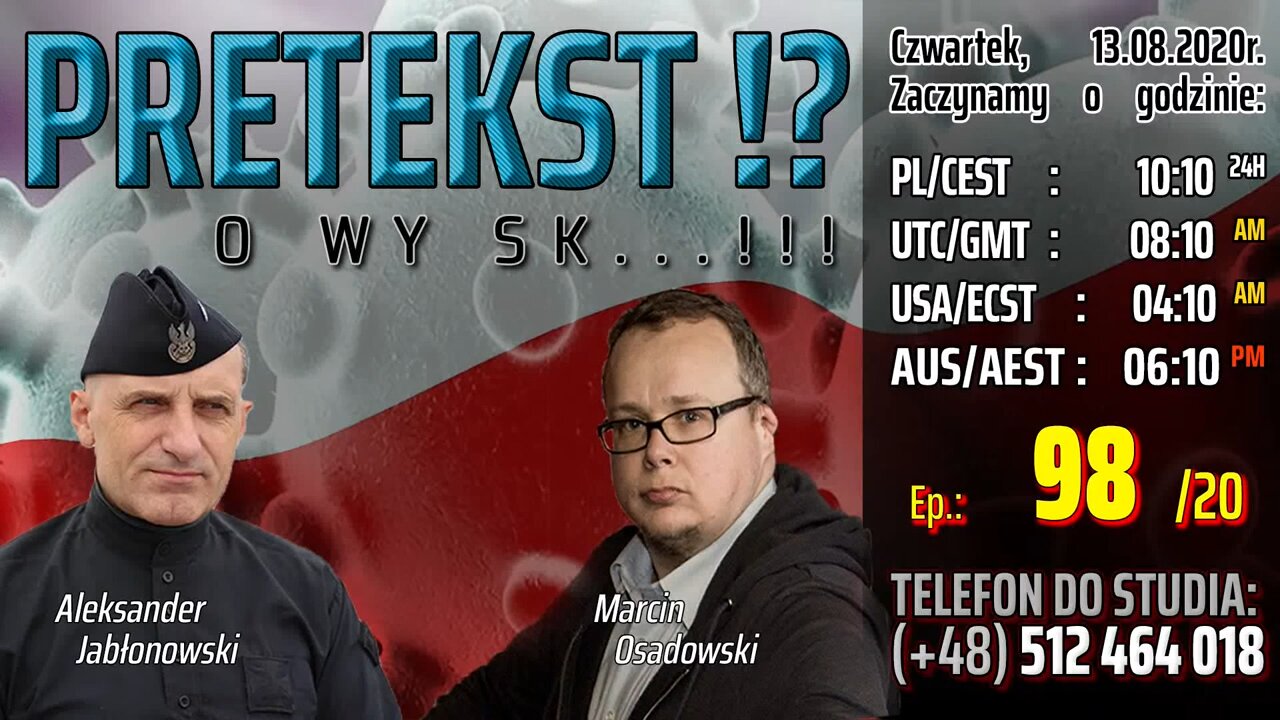 PRETEKST!? - Olszański, Osadowski NPTV (13.08.2020)