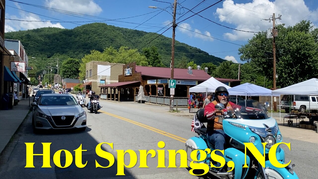 Hot Springs, NC, Town Center - Small Towns - Walk & Talk Tour - Vlogging America