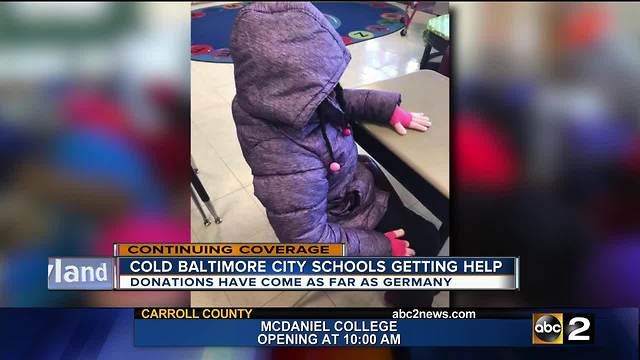 Donations from around the world pour in for Baltimore City Schools