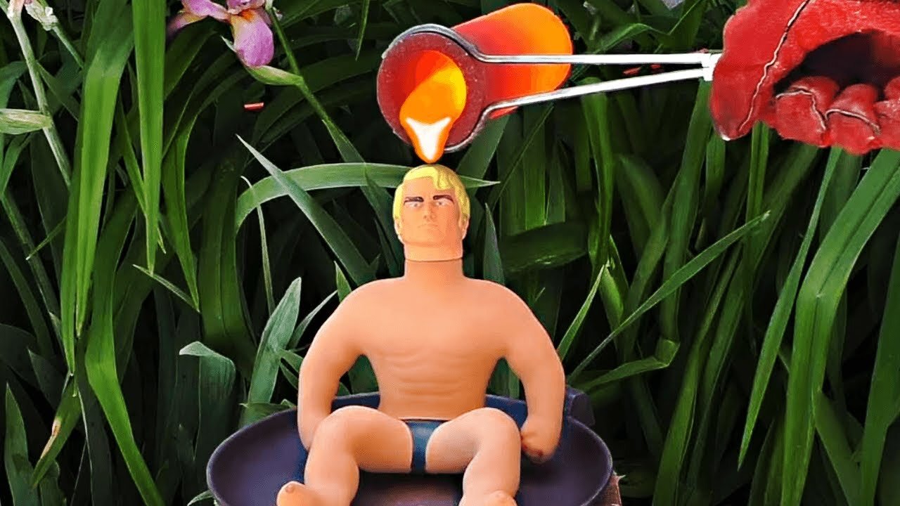 STRETCH ARMSTRONG LAVA EXPERIMENTS