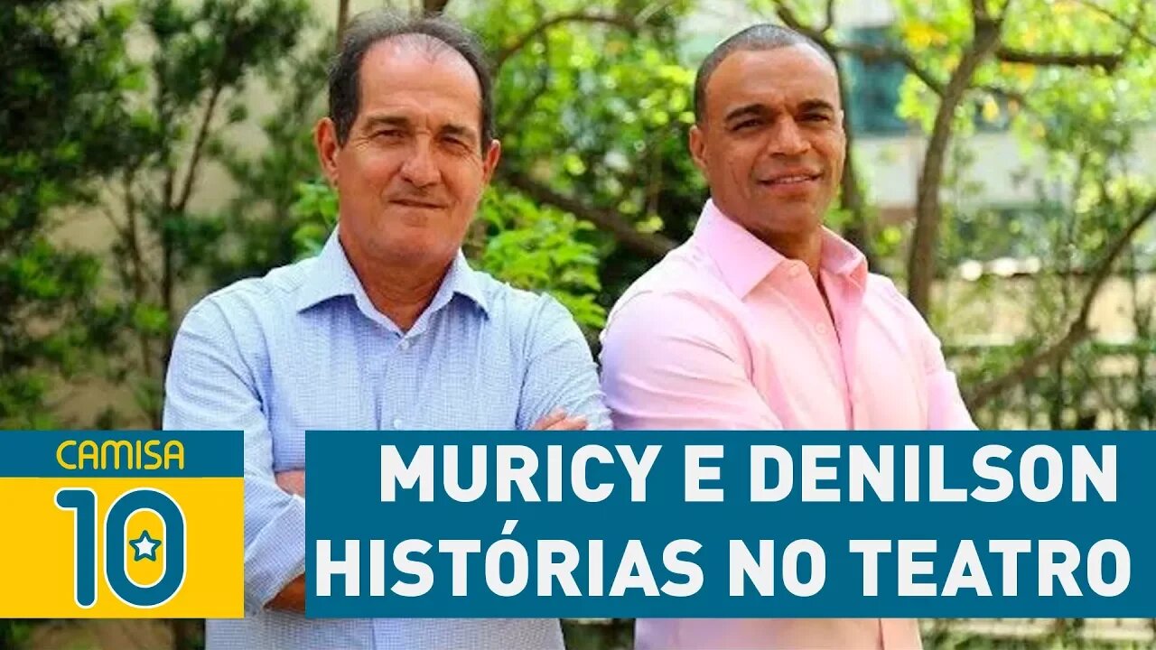 Que resenha! Muricy e Denilson contam histórias no TEATRO!