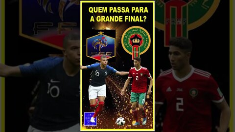 QUEM PASSA PARA A FINAL DA COPA DO MUNDO #shorts