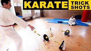 KARATE TRICK SHOTS | EXACT GUYS