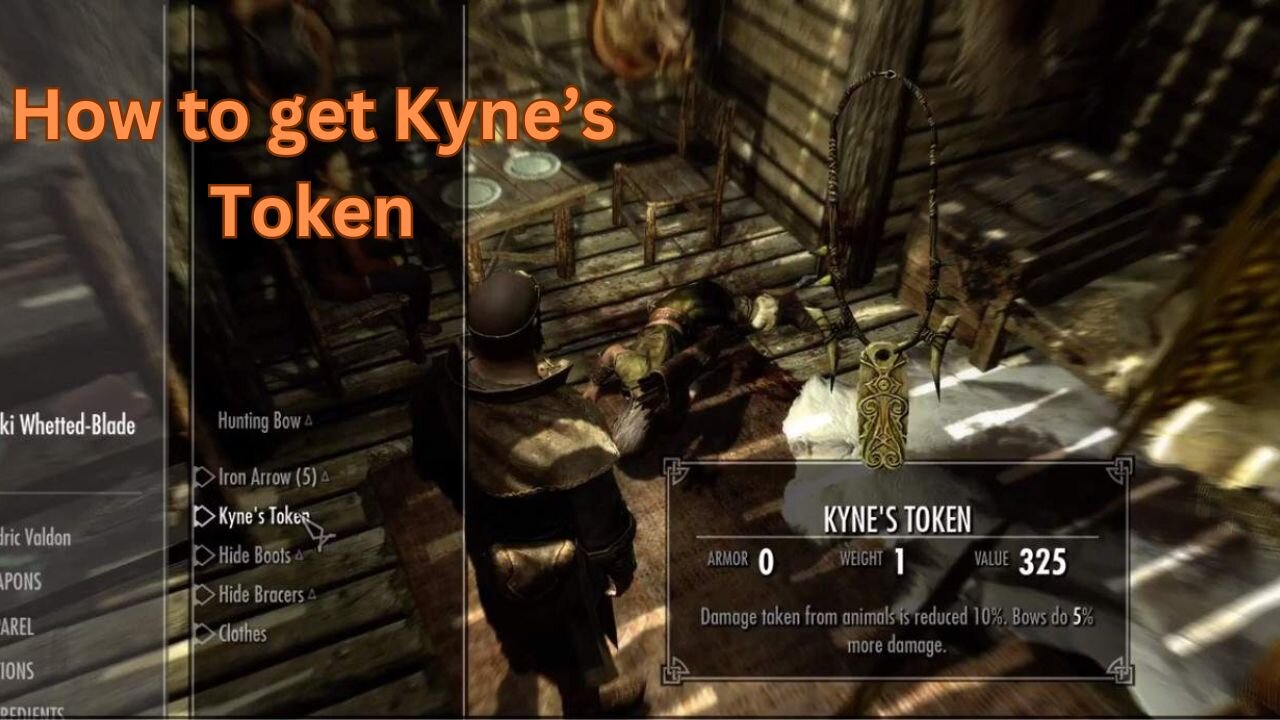 Skyrim - Unique Items - How to get Kyne's token