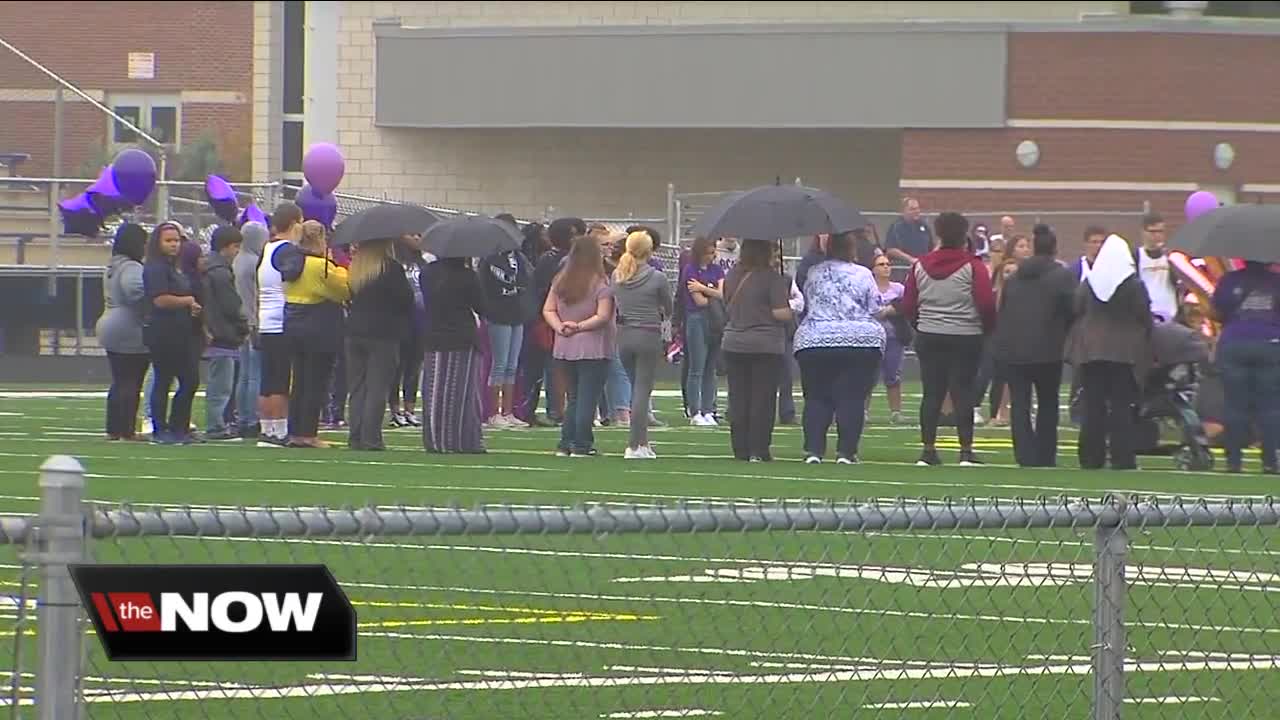 Vigil held for murder high school student