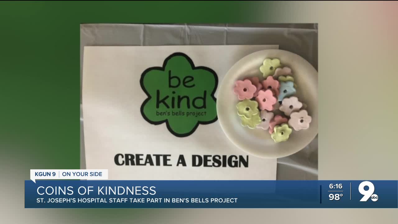 Coins for Kindness: St Joseph's staff takes part in Ben's Bells project