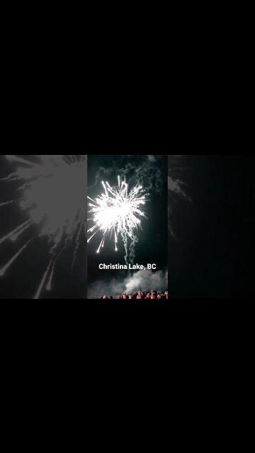 Fireworks on Holloween. Christina Lake, BC #shorts
