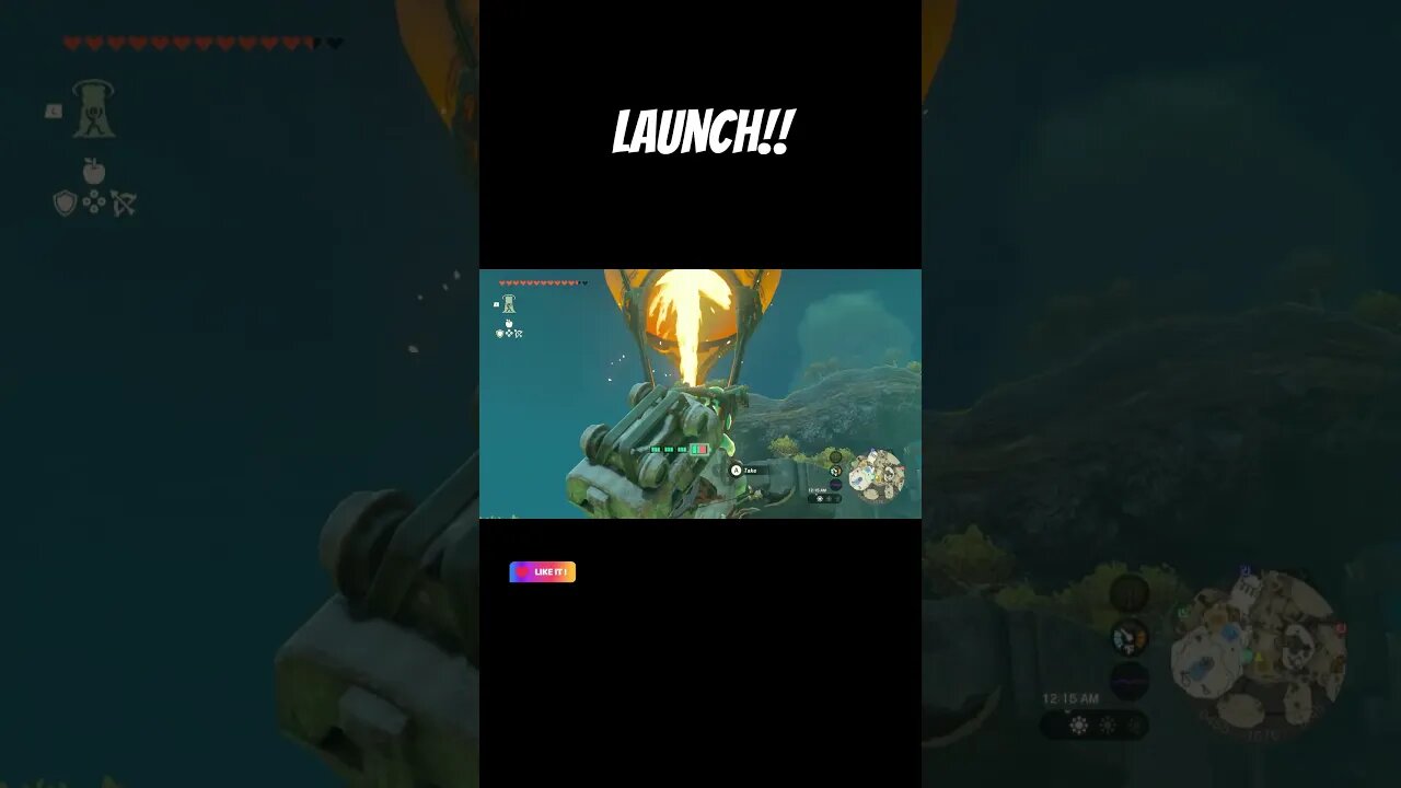 Hyrule Kingdom Space Program - Naydra V Rocket Test Flight 1 #shorts