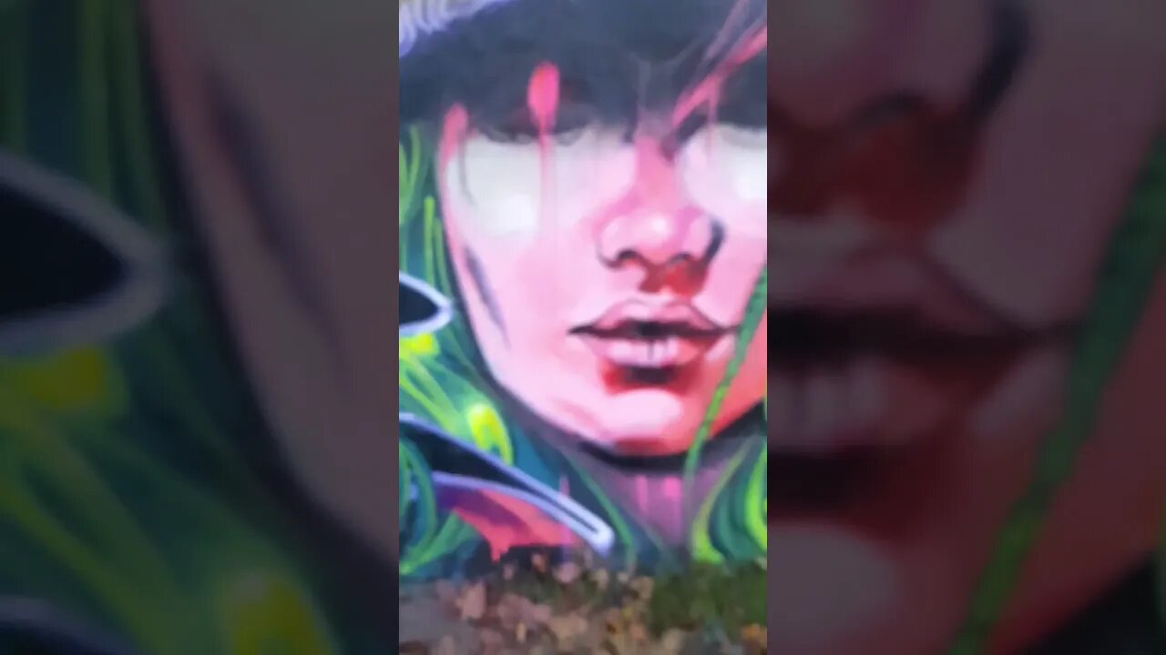 BRILLIANT GRAFFITI PIECE 😯 #graffiti #graffitiart #shorts