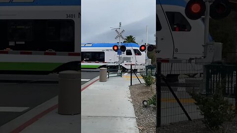 Train Crossing On Tuesday Morning