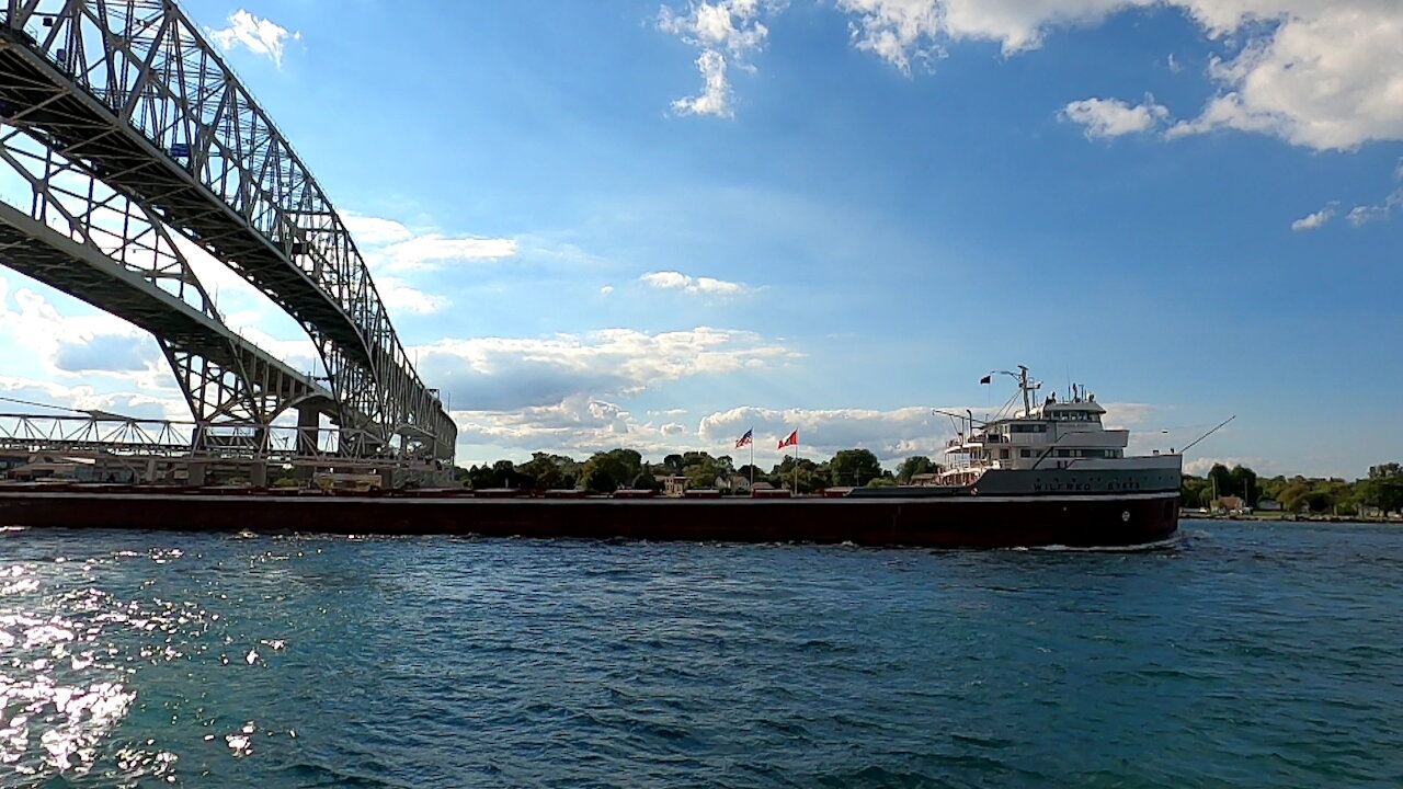 Wilfred Sykes 678ft - 207m Bulk Carrier Built 1949 Up To Lake Huron