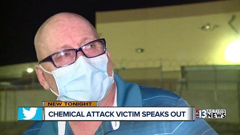 Chemical attack victim speaks to 13 Action News