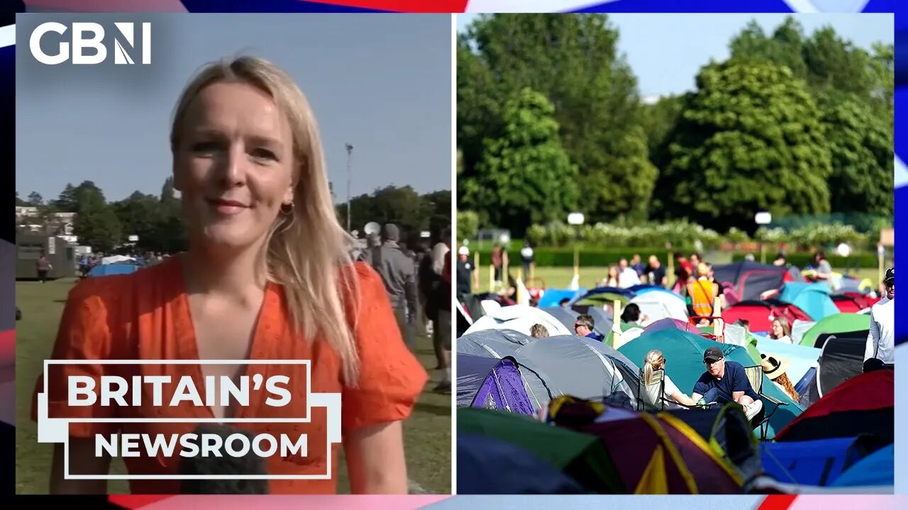 Brits queue for HOURS for chance to get into Wimbledon - 'Is there anything MORE British?'