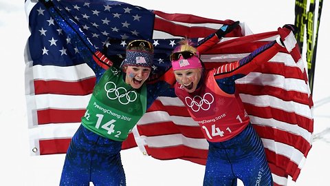 American Cross-Country Skiers Win Historic Olympic Gold Medal