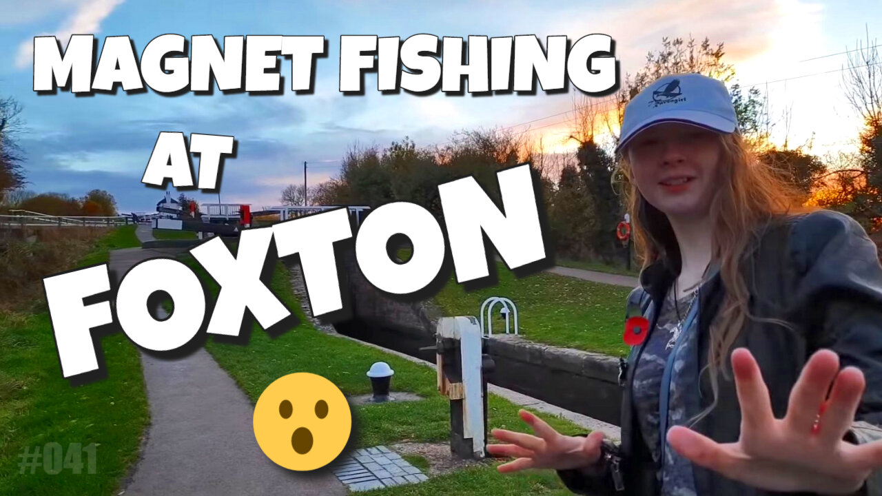 Magnet Fishing at Foxton. Drone View of the Amazing Ten Locks!