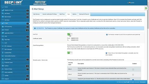 SecPoint Protector Improved TLS