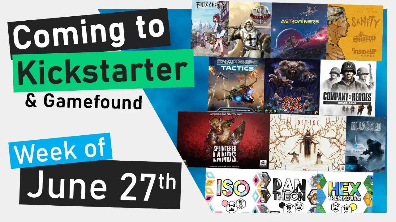 đź“…Kickstarter Boardgames | Summit, Drop Bears, Splintered Lands, Company of Heroes, Snap Ships
