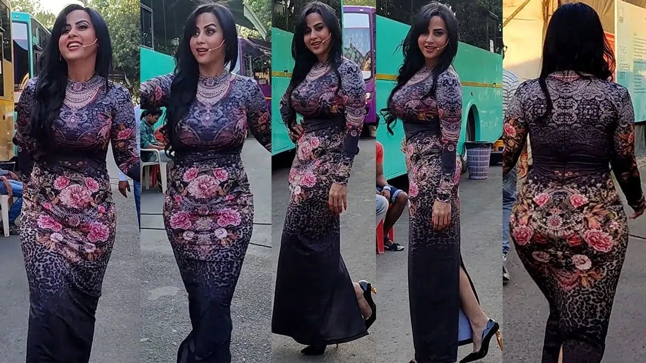 Cute Bombshell 😋😱 Aroosa Khan Flaunts Her Huge Figur In Tight Bodycon Outfit At Kapil Sharma Show