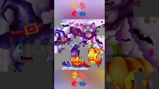 Tricks or Treats? Happy Halloween 39 | Three Puzzles | #StrangeThings Theme #Shorts