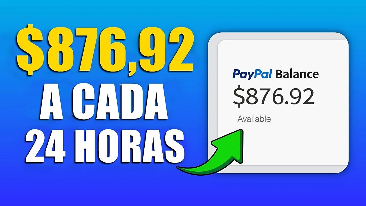 Ganhe $876,92 Por Dia Com um Site Novinho em Folha 🤑 | Ganhar Dinheiro Online 2023