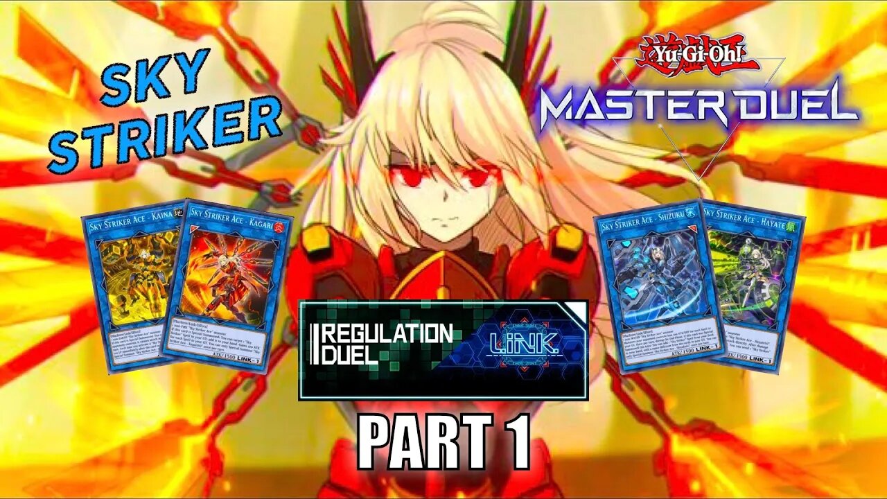 SKY STRIKER! LINK REG. EVENT! MASTER DUEL GAMEPLAY | PART 1 | YU-GI-OH! MASTER DUEL! ▽