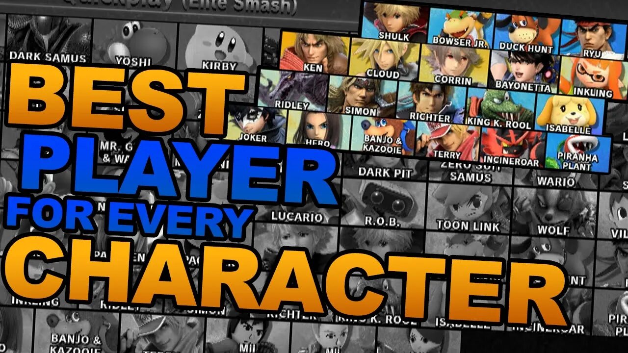 Best Player With Each Character in Smash Ultimate (#57 Shulk - #74 Terry)