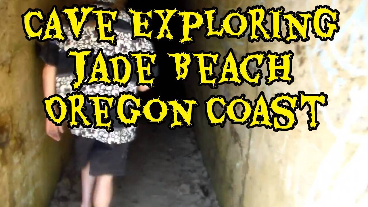 Cave Exploring Jade Beach Oregon Coast