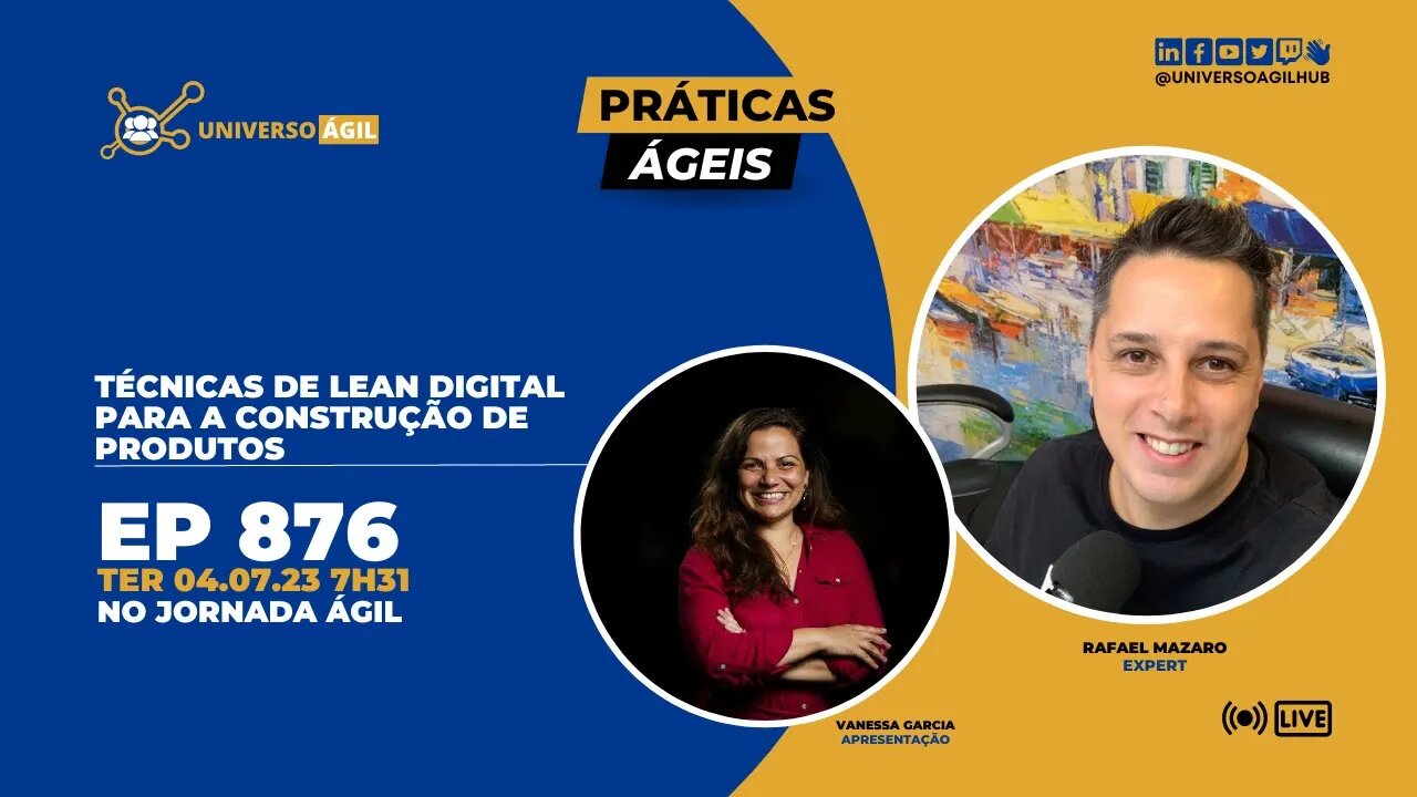 #JornadaAgil731 E876 #PráticasÁgeis Técnicas de Lean