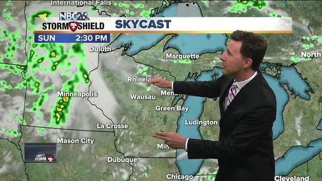 Michael Fish's NBC26 weather forecast