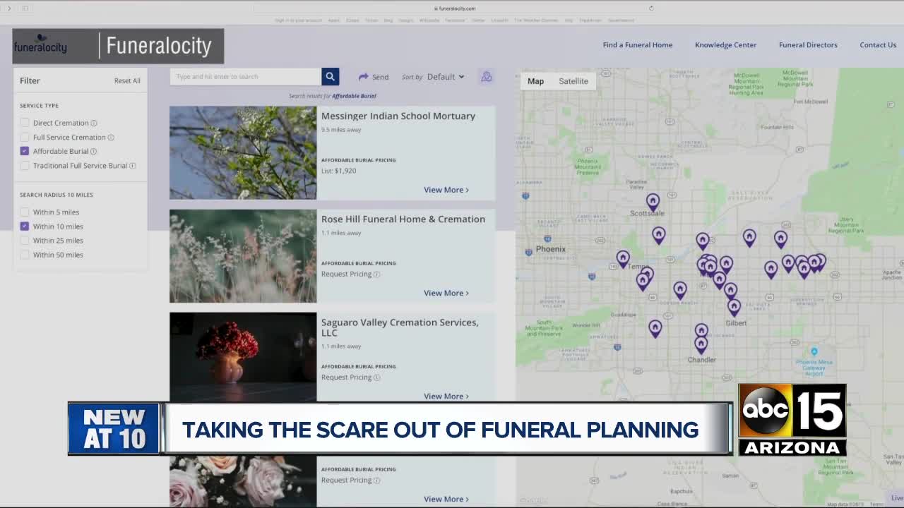 Funeralocity: Price, plans, and peace for loved one's final journey
