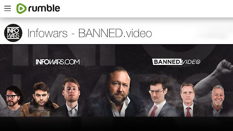 Alex Jones Wants You!... To Follow Him On Rumble!